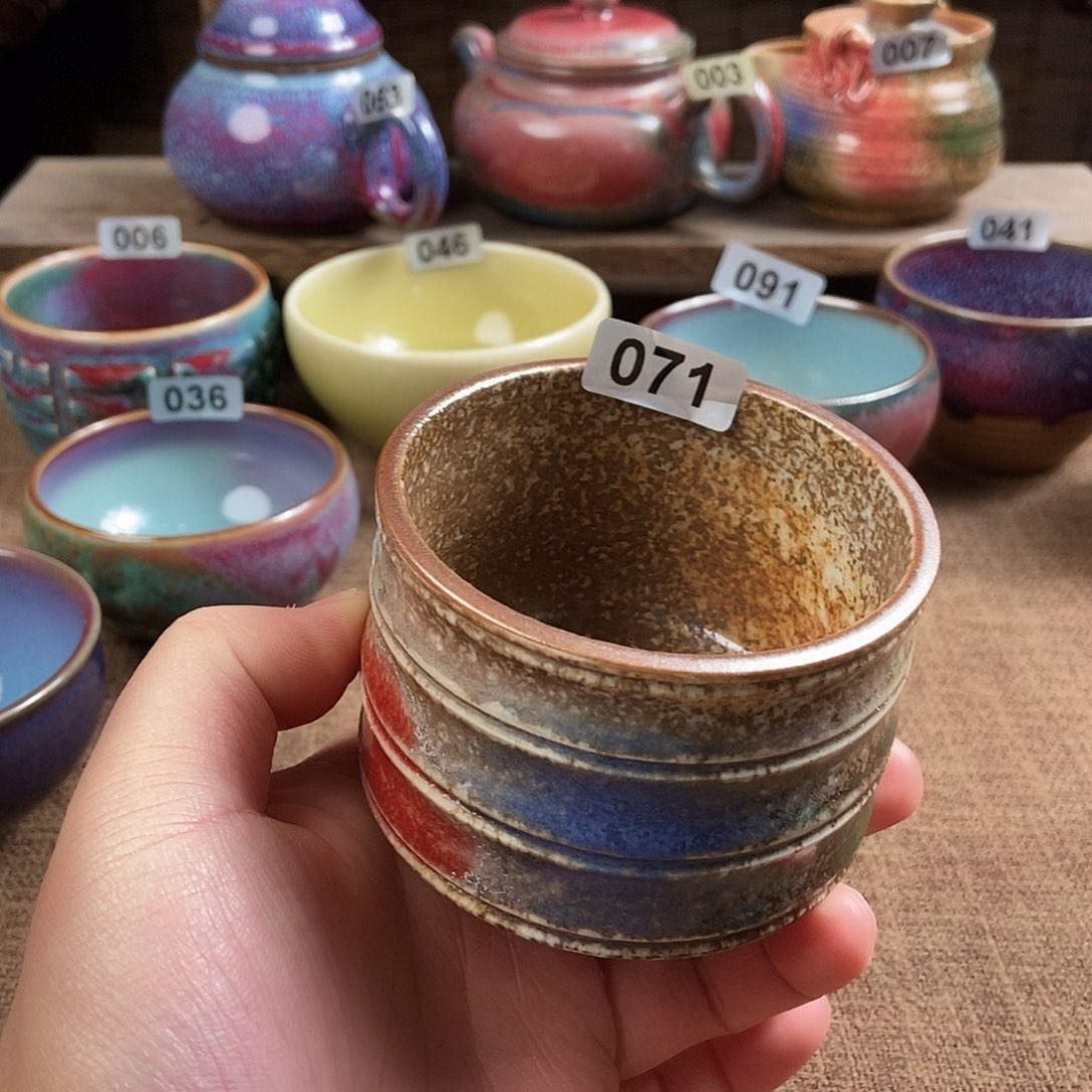 …***1瓷片钧瓷茶壶茶具