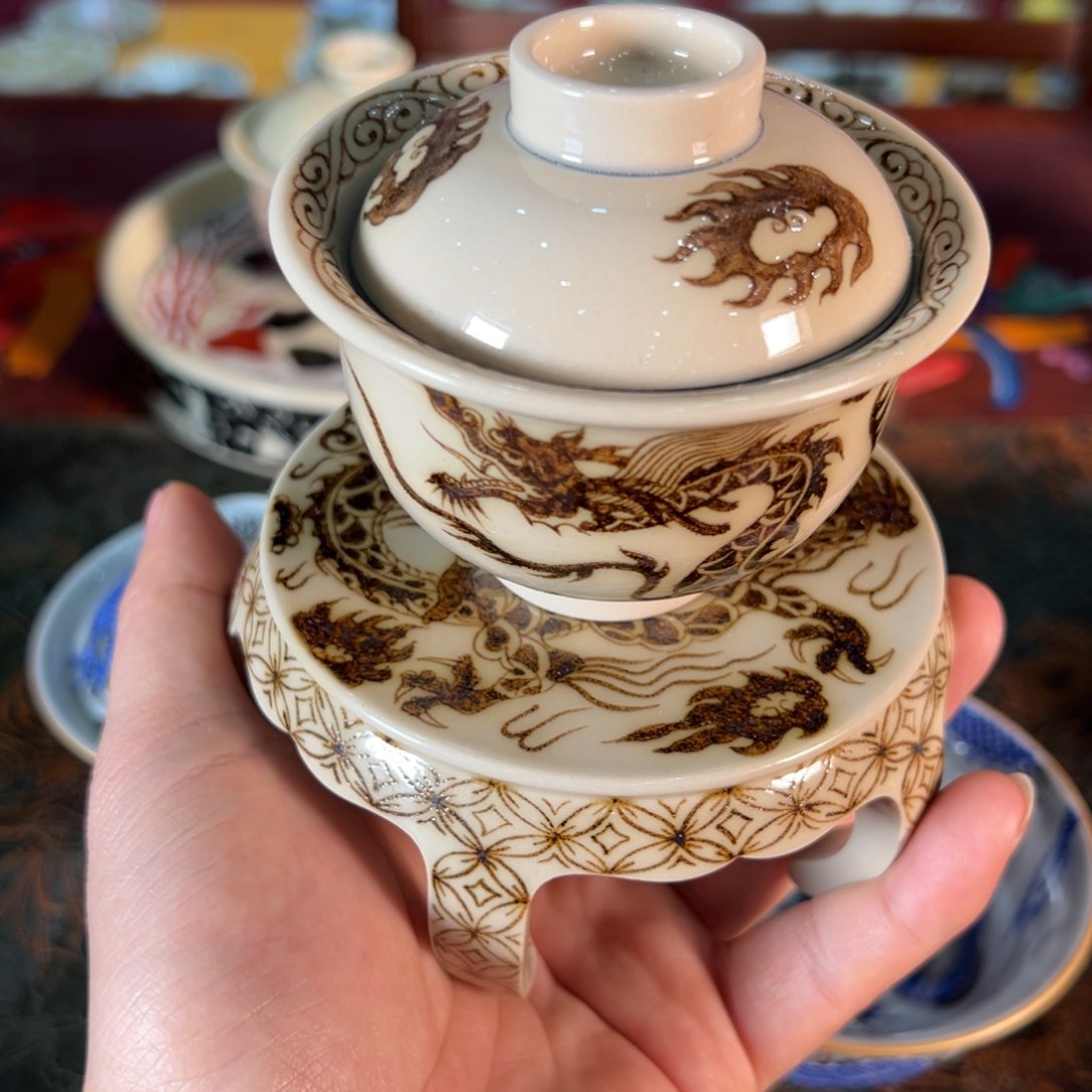 杯一**航景德镇手绘陶瓷