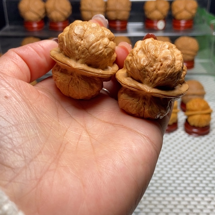 文玩核桃把件10金蟾疙瘩包