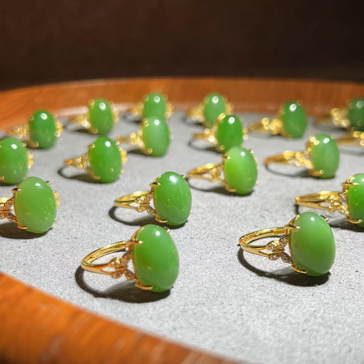 【张老斯珠宝】天然和田玉戒指xy434（多样性发货 拍一发一）