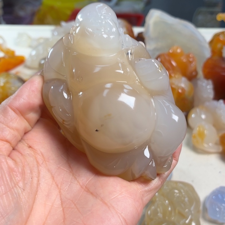 玛瑙/玉髓未镶嵌吊坠(不含链)