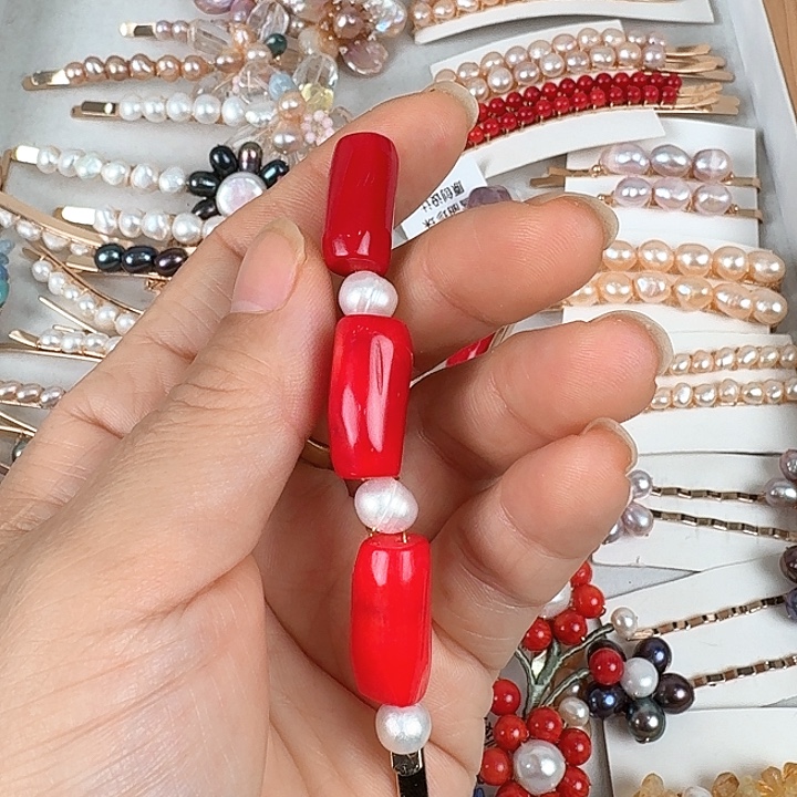 南***技发饰未镶嵌淡水珍珠