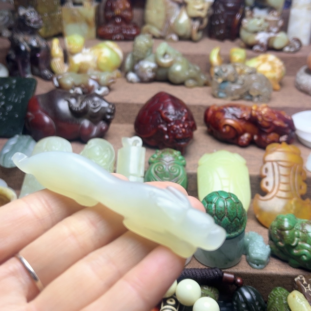 白玉菩提吊坠118。。