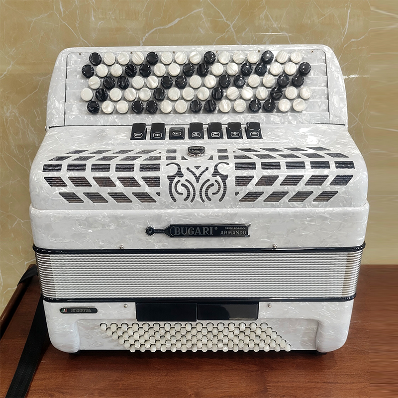 布格里320J手风琴96贝斯巴扬77键传统低音专业手风琴
