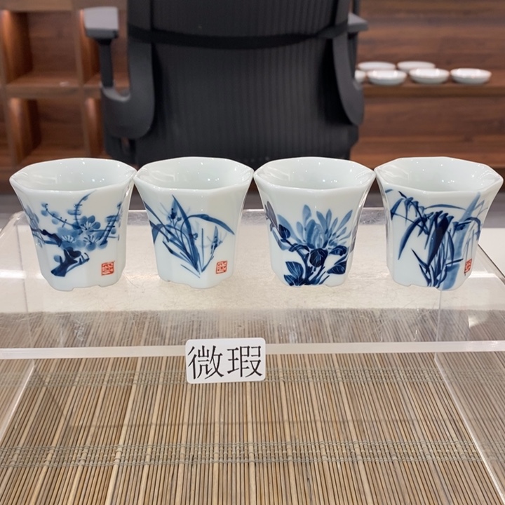 釉下老陶泥手工绘制