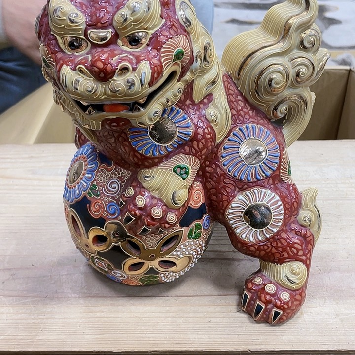 瓷片瓷制作工艺品摆件