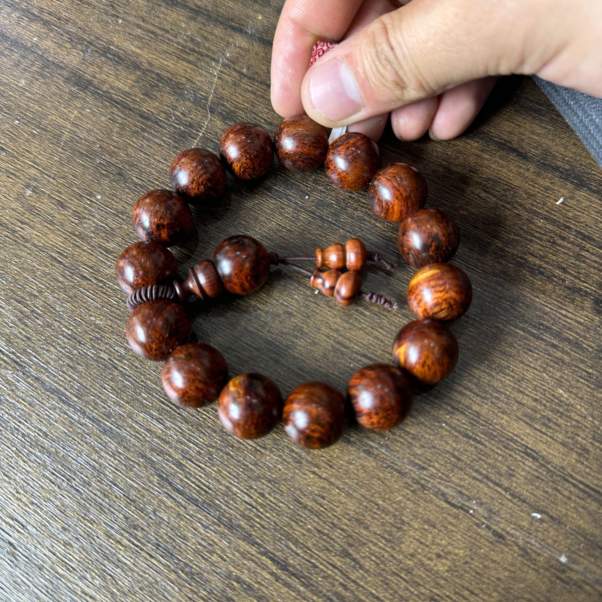 【福臻文玩】Q1024号成品手串15mm