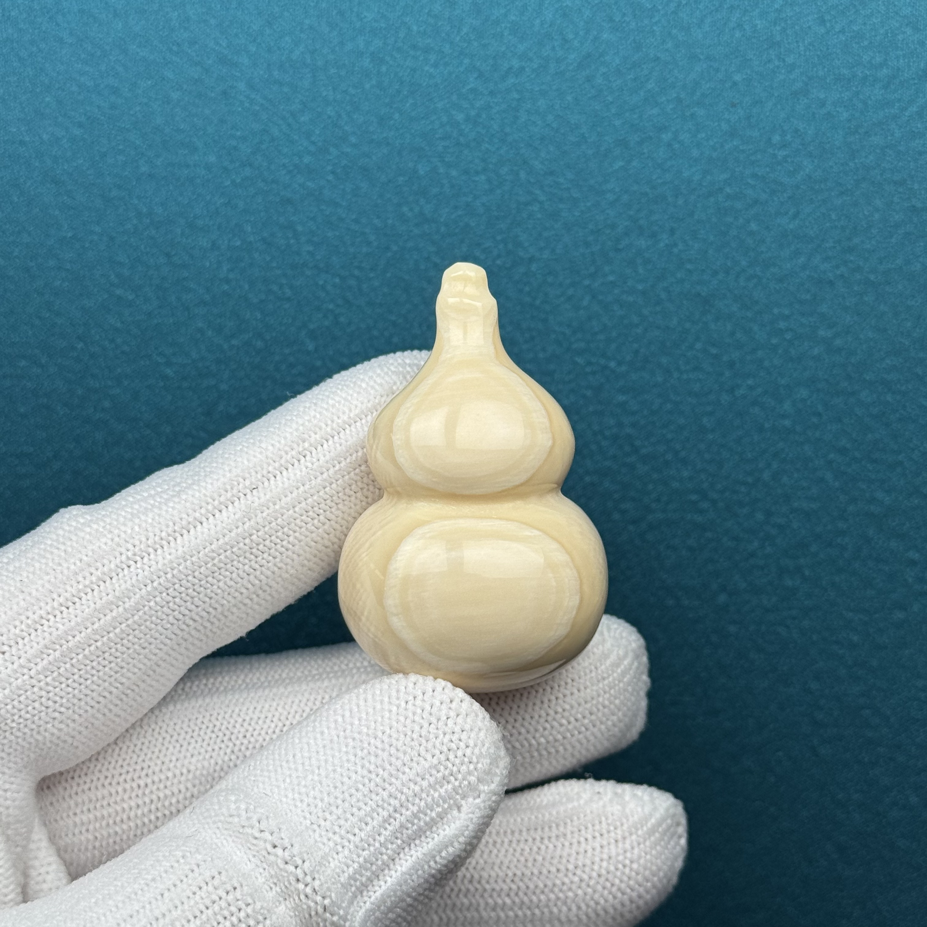 H80-79天然猛犸牙 葫芦27.6×43mm支持复检假一罚十