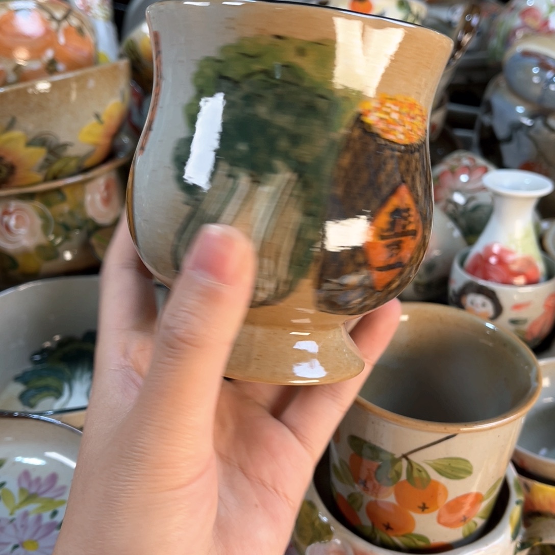 景德镇手工手绘杯