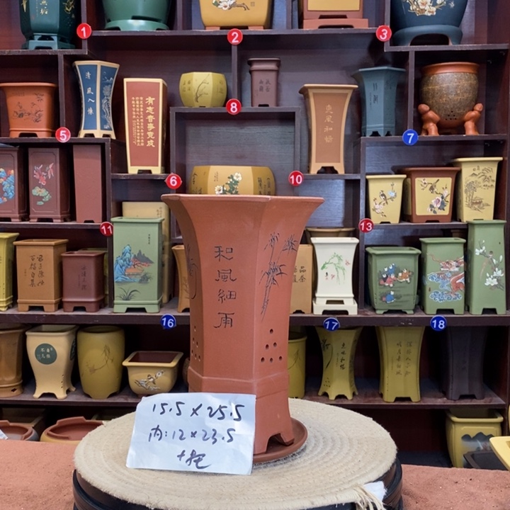 紫砂花盆紫砂艺人