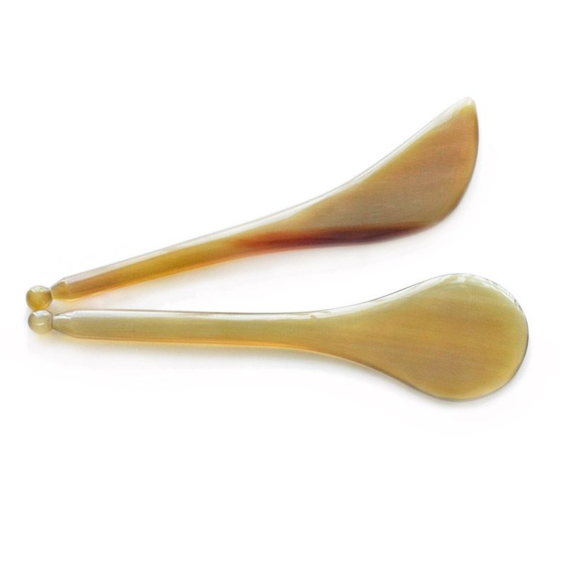 天然牛角拨经棒美容脸部 点穴拨经棒 眼部拨经棒