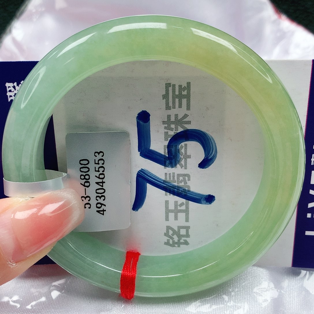 翡翠手镯未镶嵌缅甸天然a货翡翠