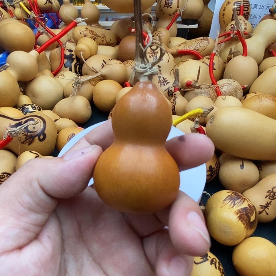 山***杜香榧木葫芦工艺品