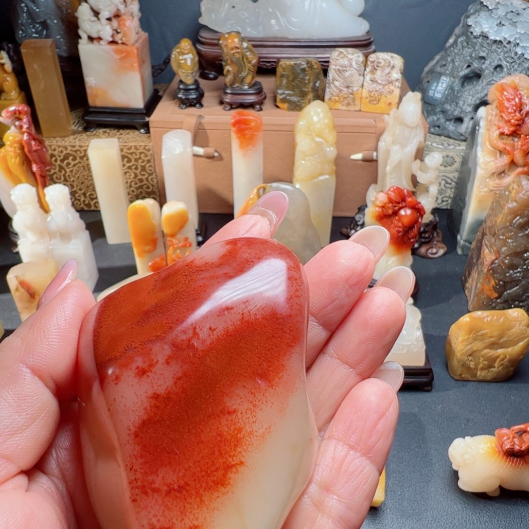 寿山石印石Y*寿山石芙蓉原石石