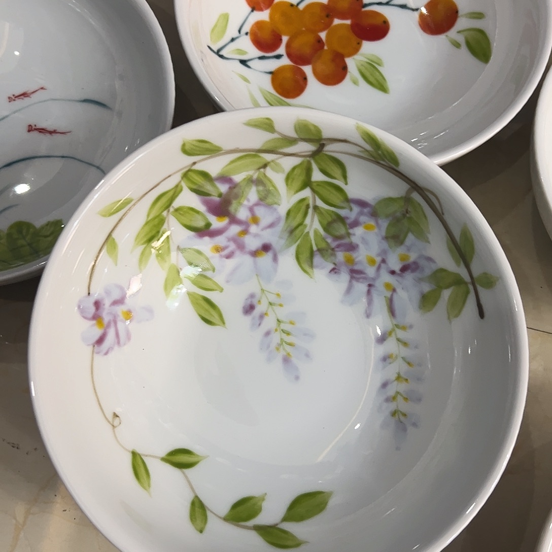 瓷片景德镇陶瓷手工手绘制作