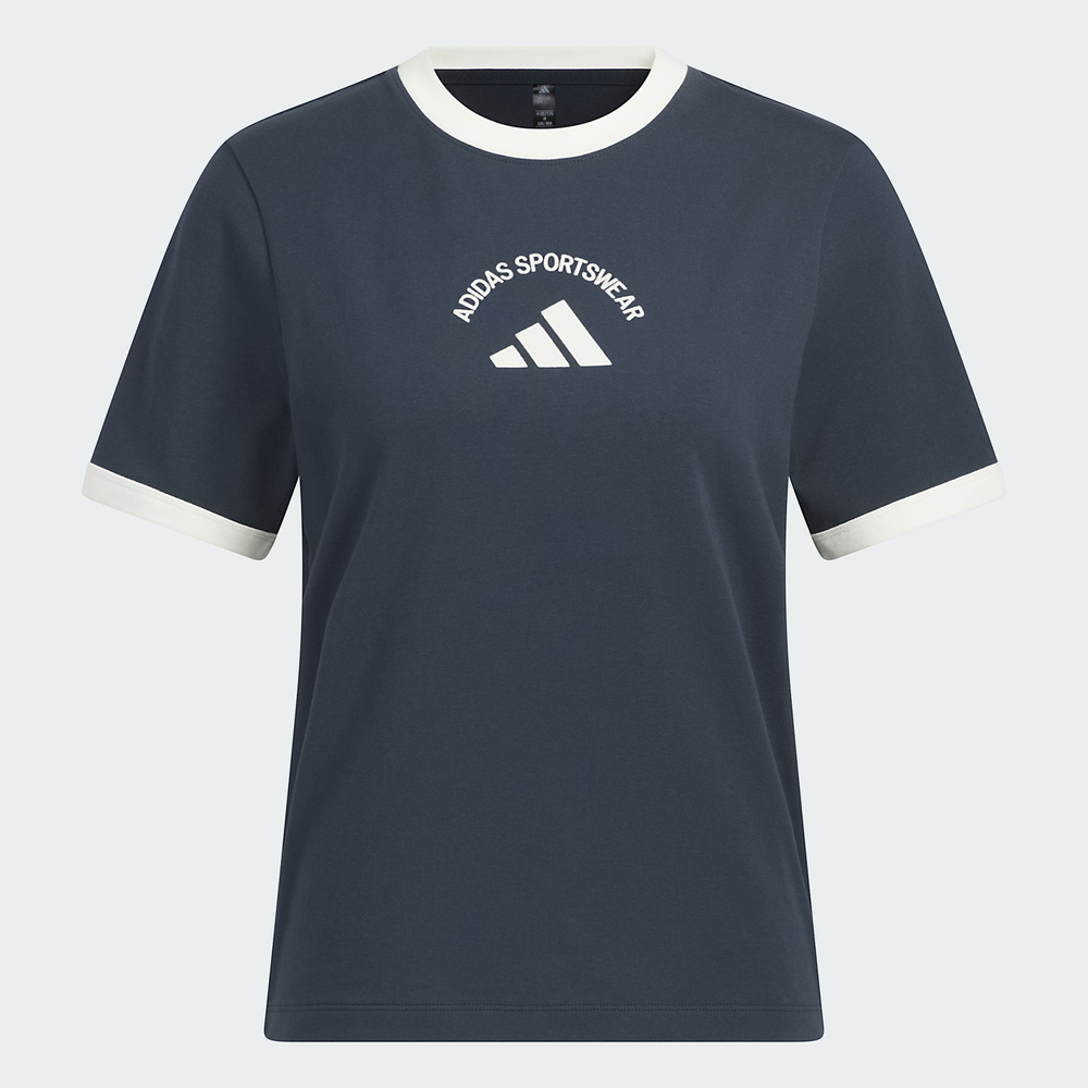 【滔搏联动】adidas阿迪达斯女子MS SS TEE休闲短袖T恤KC0059
