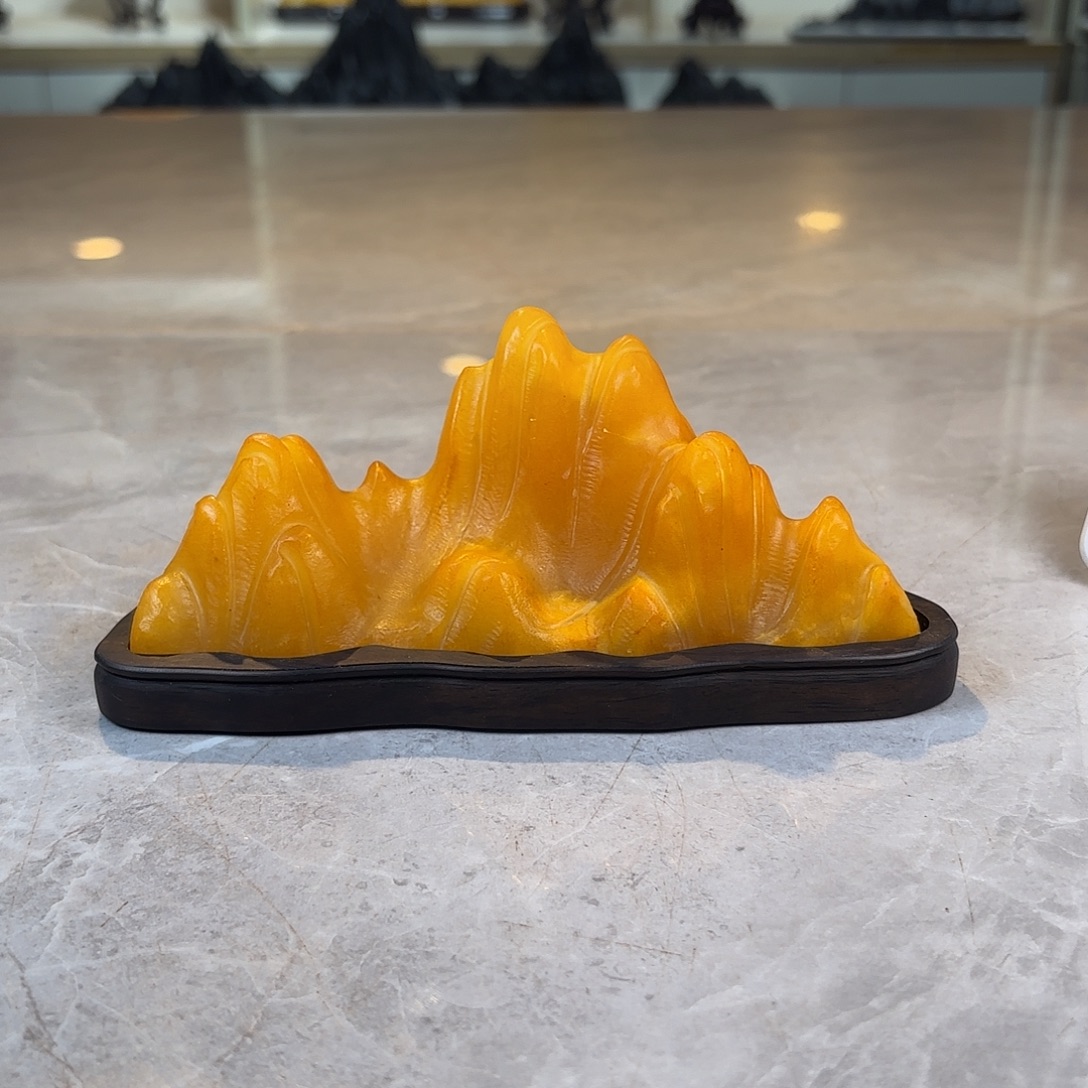 逍***客陶灵璧石手工雕刻奇石摆件