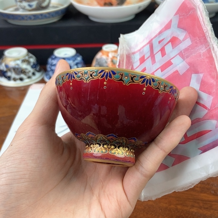 杯景德镇手绘陶瓷艺术