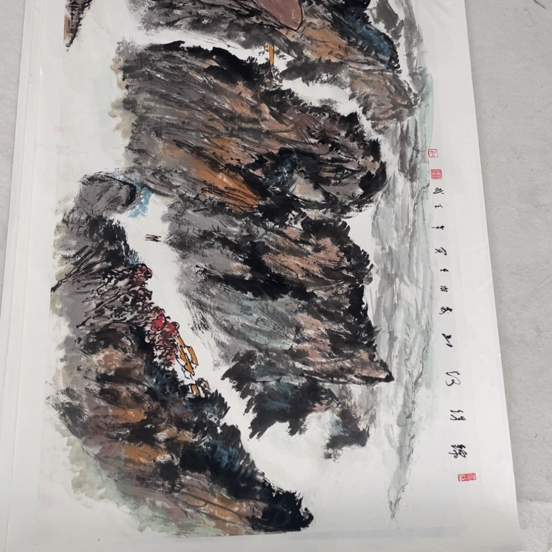国画王东成老师绘画