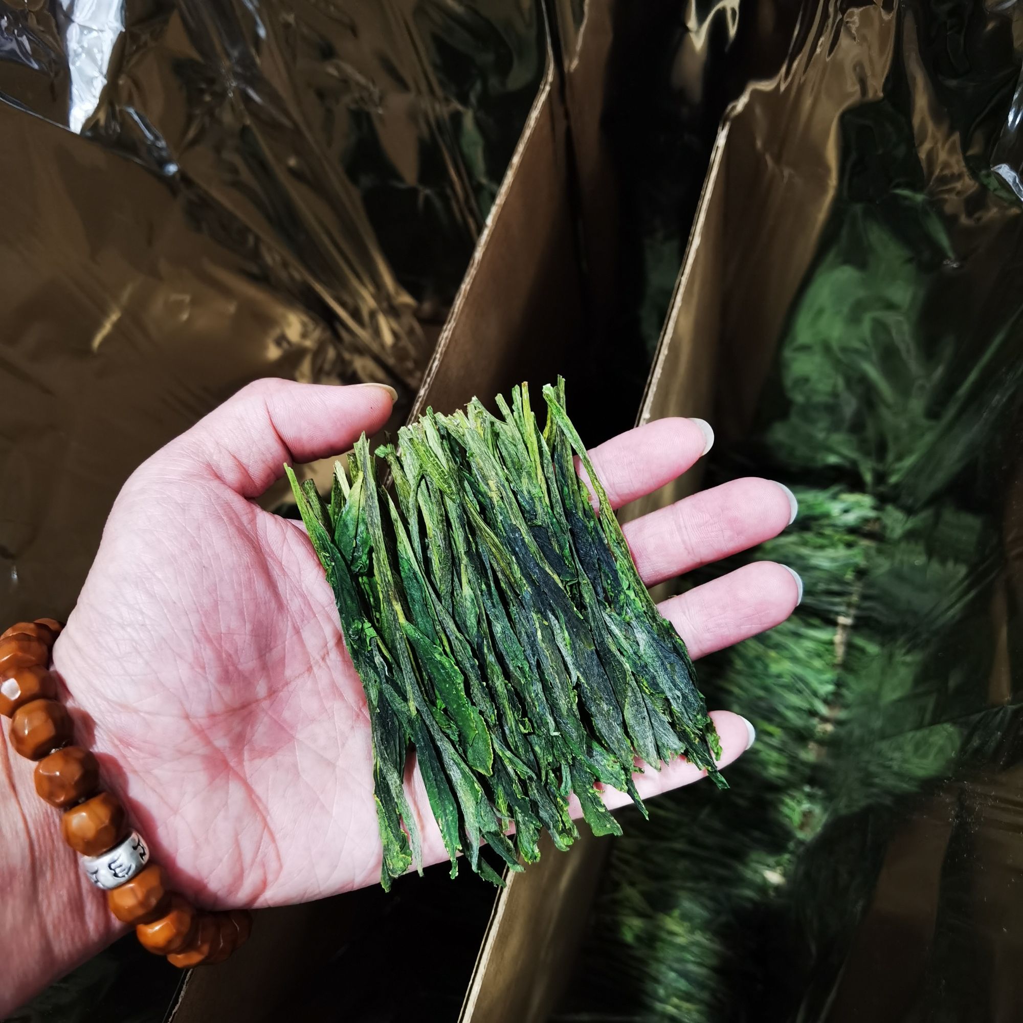 太平猴魁茶-2025新茶猴坑村猴村土种群体种古树纯料