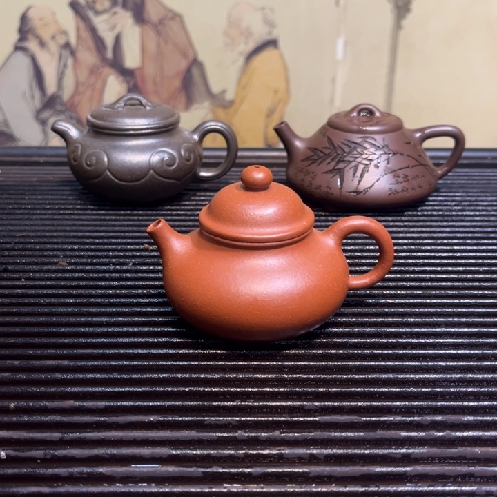 紫砂茶壶容天降坡泥