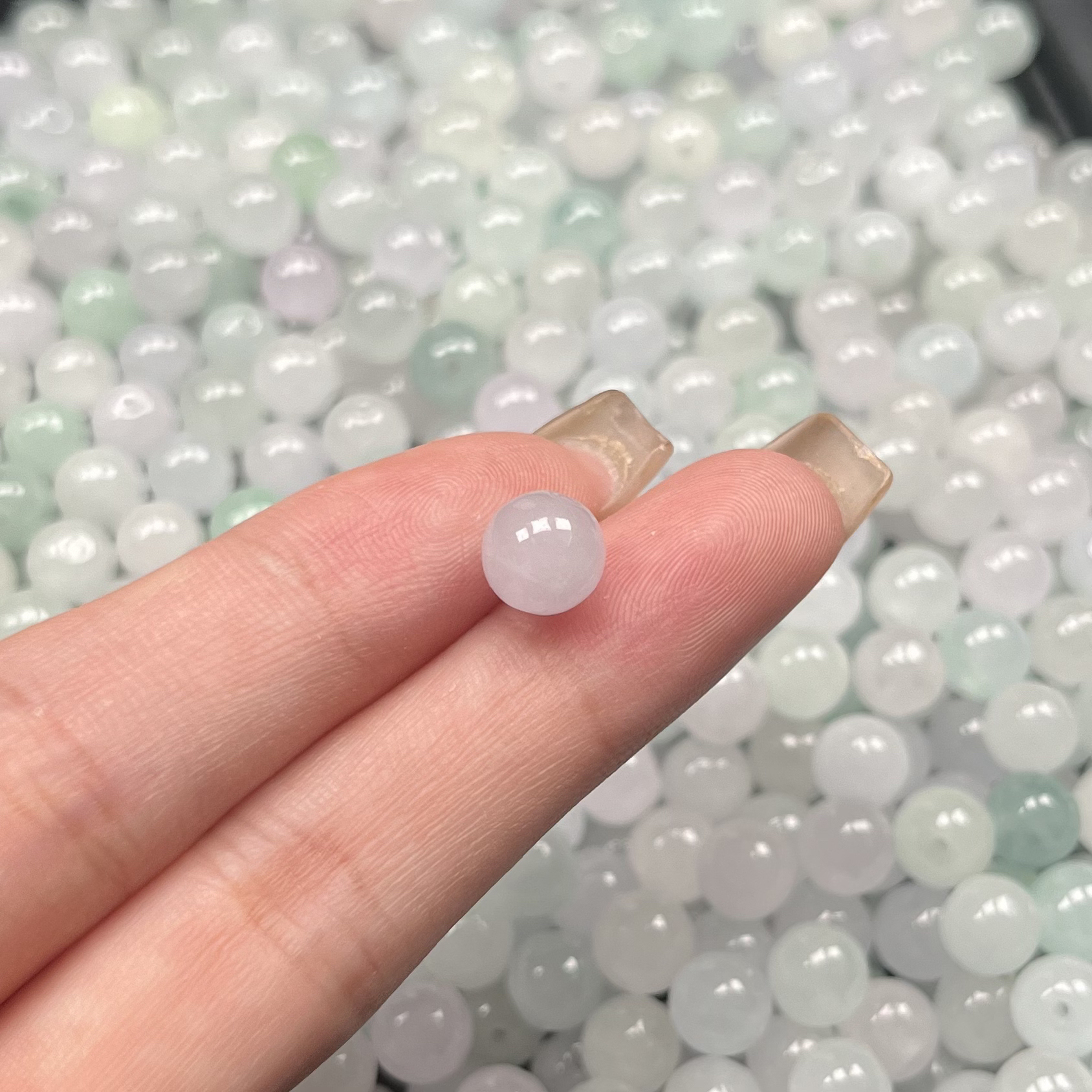 马卡龙9➕翡翠散珠一颗/多样性发货