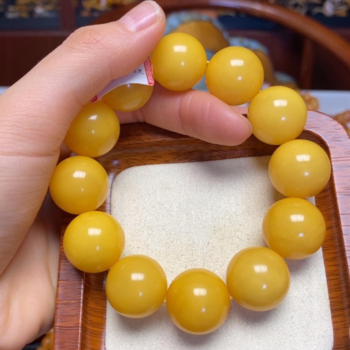 【闪购商品】蜜蜡手链未镶嵌手串