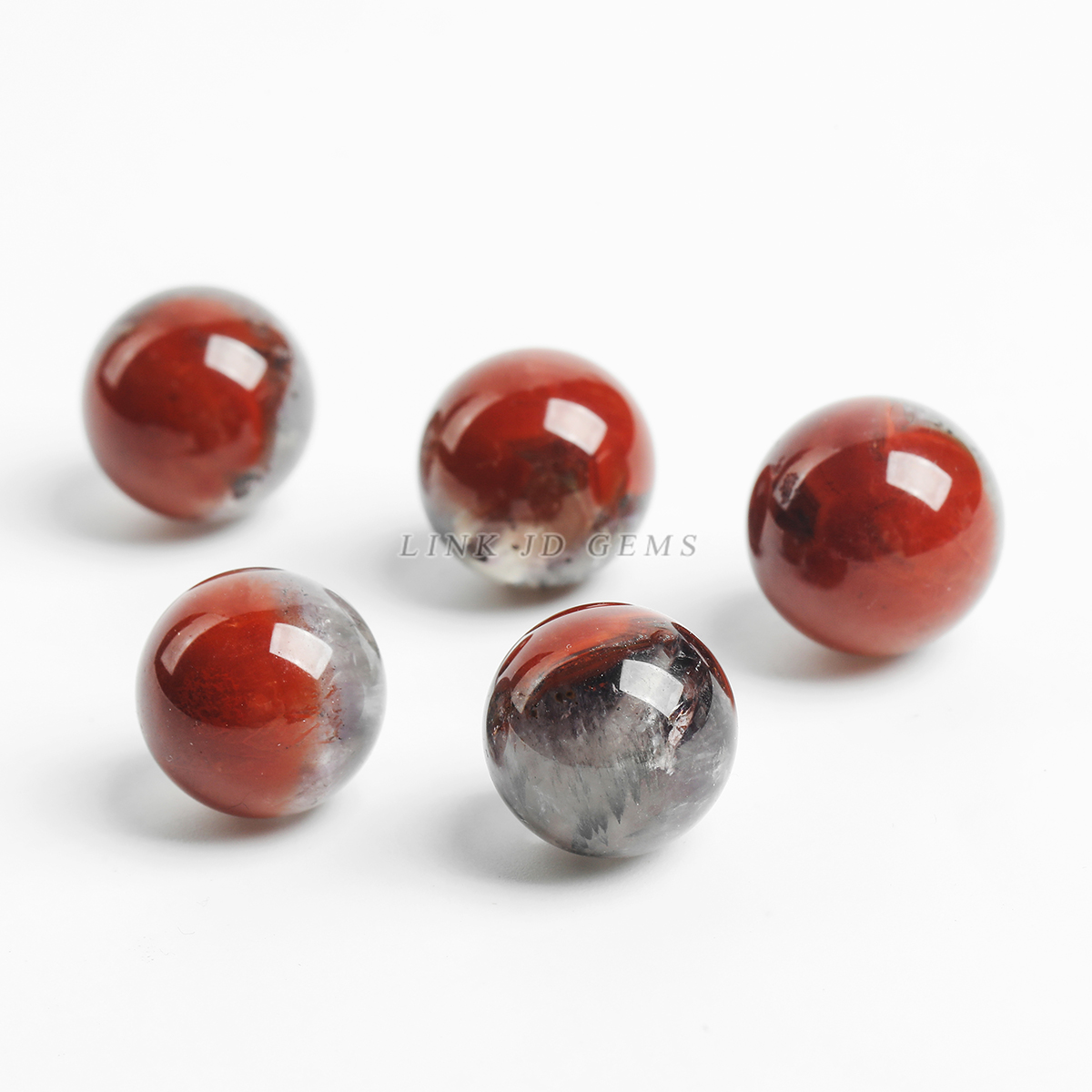 7A天然极光水晶荆棘玫瑰单珠多样性发一