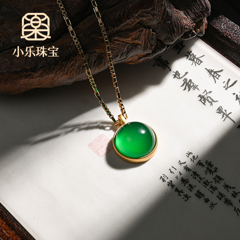 原创设计款玉髓项链多样性发一-11035