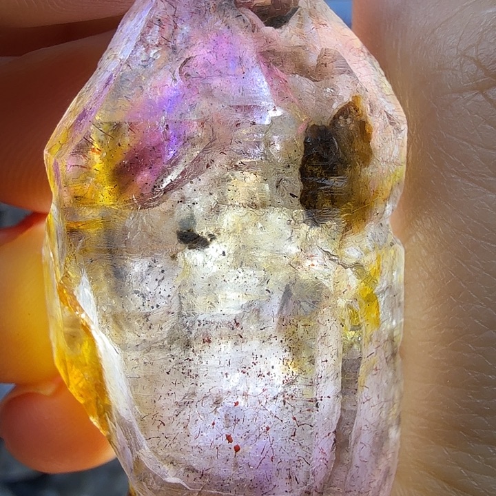 石材超七骸骨水晶