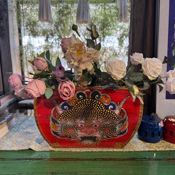 手工做旧大元宝斗新中式