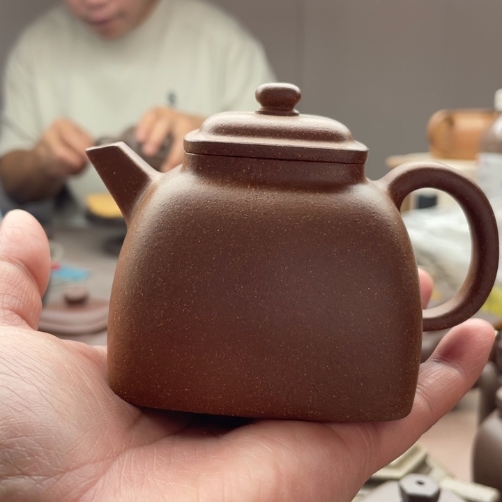 茶壶紫砂四方坦然，老段