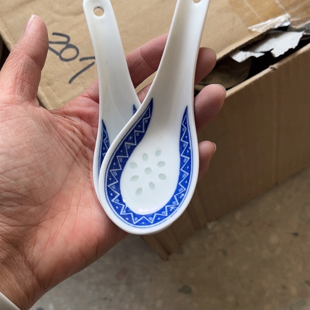 帅***嘞瓷片景德镇高温细白瓷餐具六只