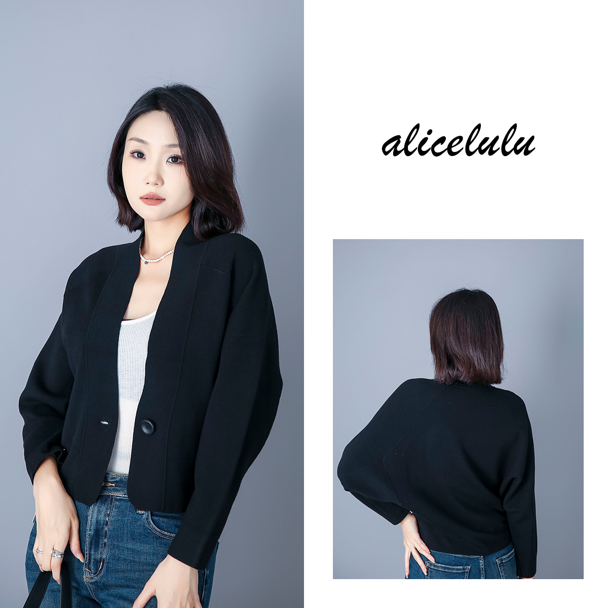 5 alicelulu “惬意早秋”毛衣 柔糯亲肤 随性显瘦 S2139349T