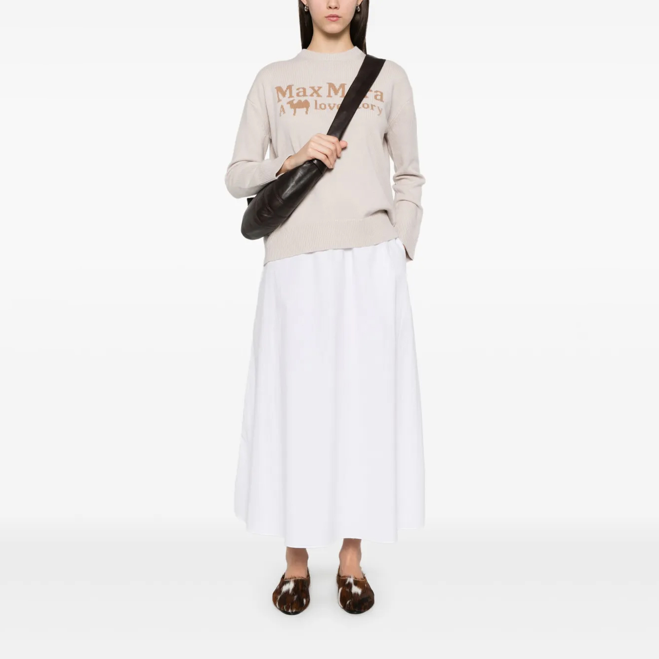 MaxMara 【国现 专柜6300】女士圆领毛衣 Veronica