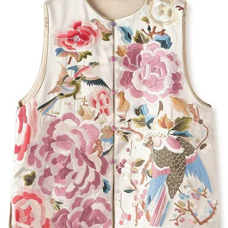 琦花锦韵新中式背心马甲