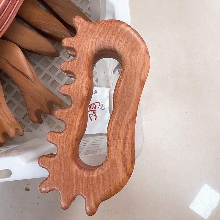 红檀木中号豆豆推板放松工具瑕疵