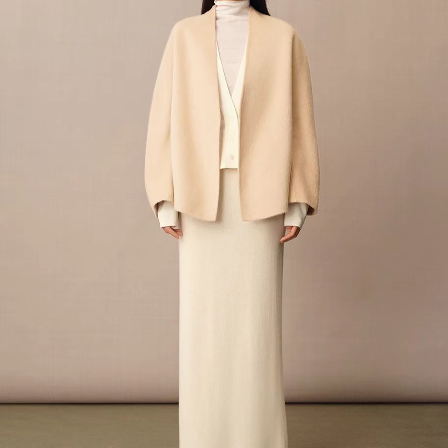 Row风松弛慵懒极简老钱大衣