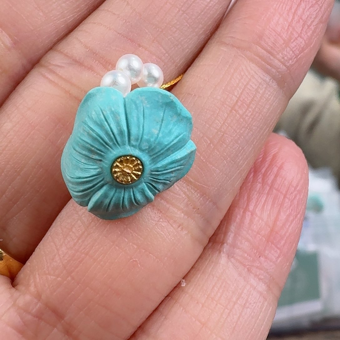 绿松石珠宝奇石未镶嵌