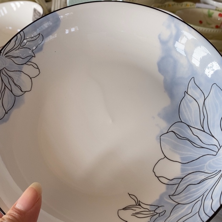 瓷七寸盘五个福利不退不换