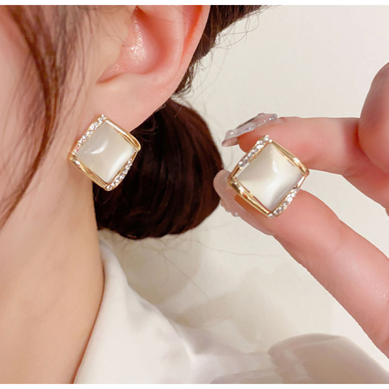 铜合金铜耳饰 铜合金12号 高端大气时尚简约百搭耳饰