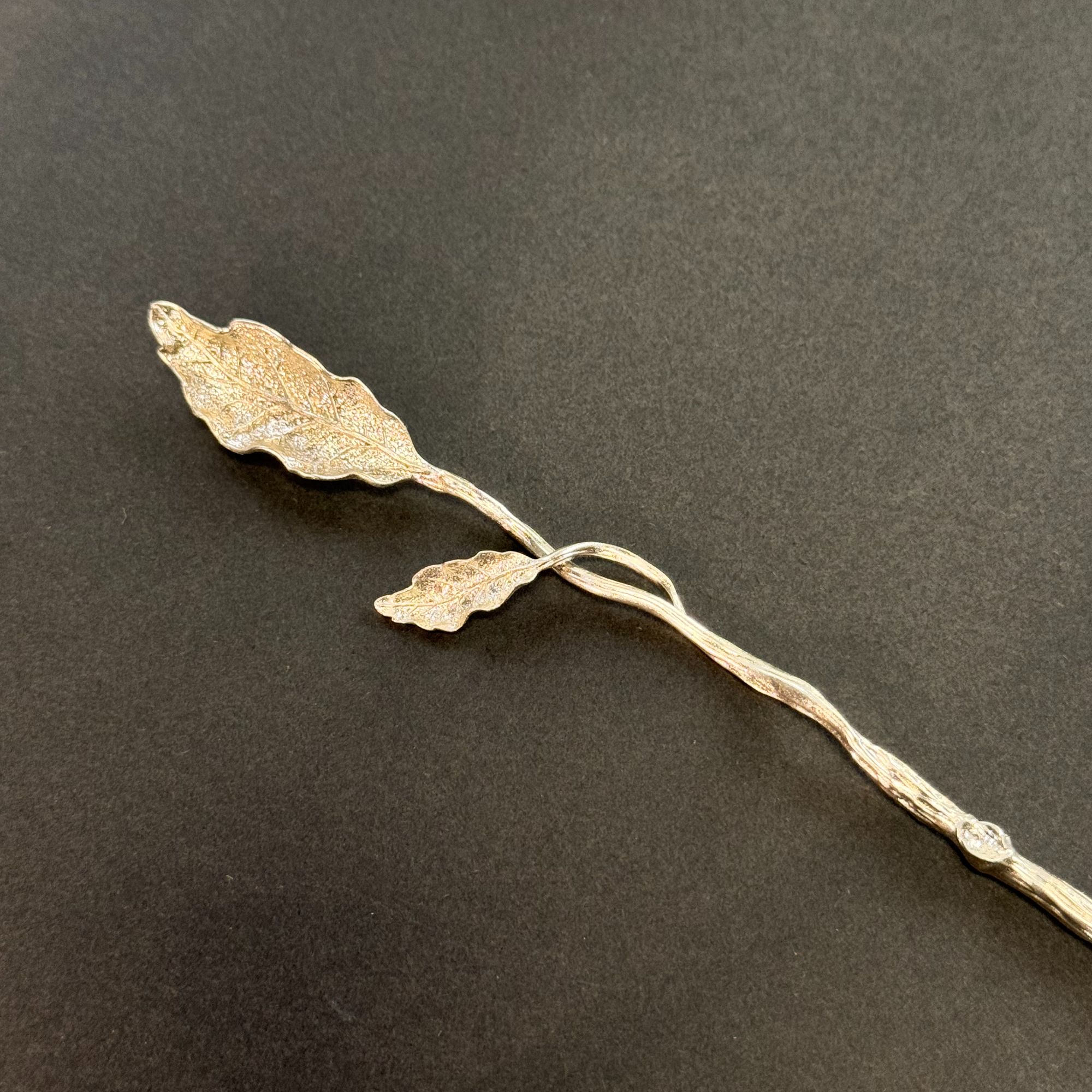 [铜小白]手工白铜古树茶拨