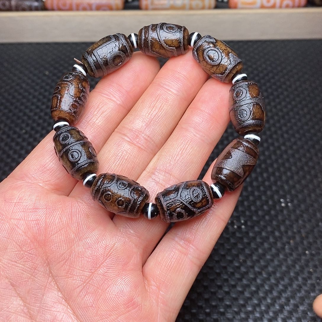 玛瑙/玉髓手链未镶嵌讲*