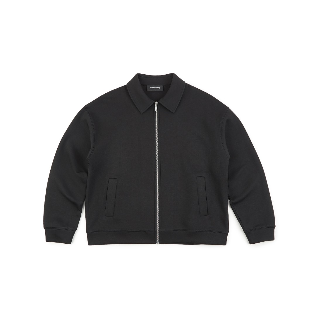 haonanhuang MIU风优质太空棉翻领松弛感软糯拉链卫衣夹克外套