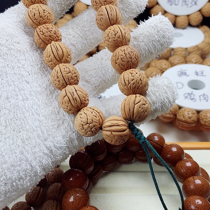 桃核手串野生肌肉纹