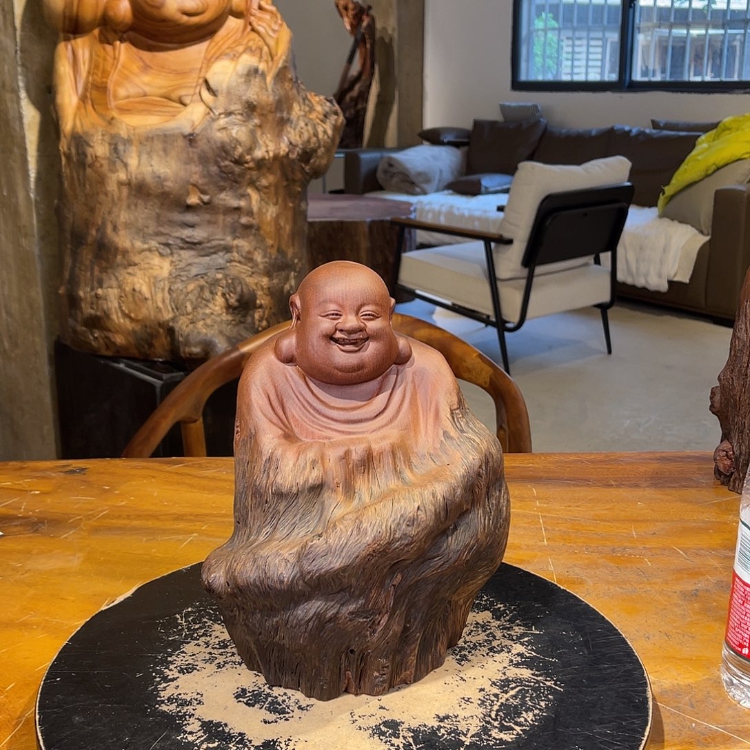 @***@木纯手工实木摆件