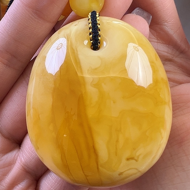 蜜蜡颈饰未镶嵌蜜蜡