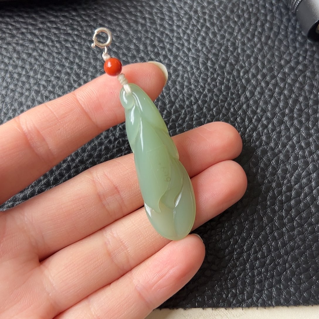 和田玉未镶嵌吊坠(不含链)