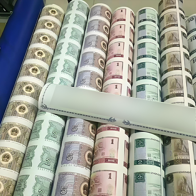 大炮筒（人炮）连体钞