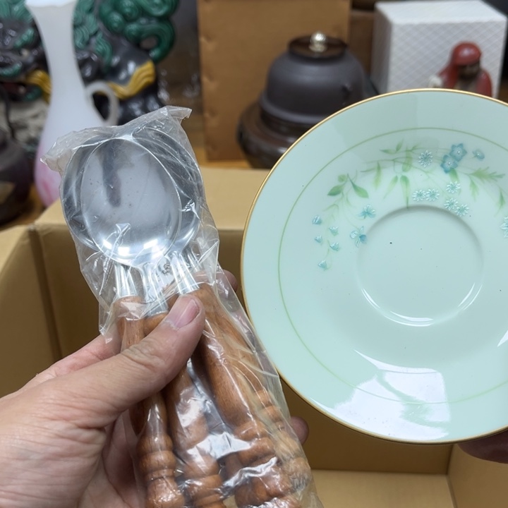 瓷片摆件工艺品瓷器摆件777 